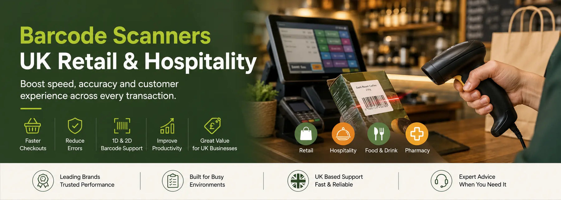 Barcode Scanners UK — Retail & Hospitality Buyer's Guide 2026 Commandear.com