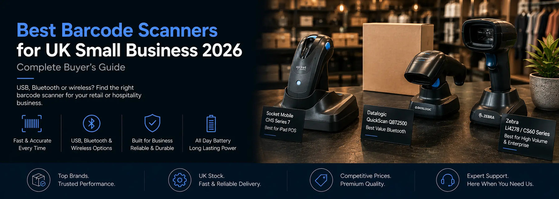 Best Barcode Scanners for UK Businesses