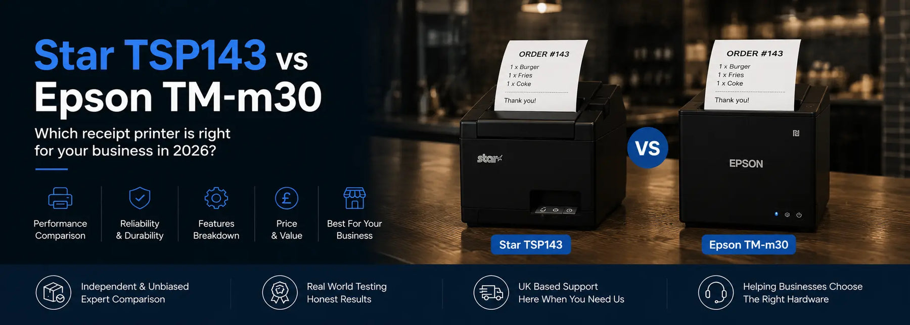 Star TSP143 vs Epson TM-M30 — Which Receipt Printer Should You Buy? Commandear.com
