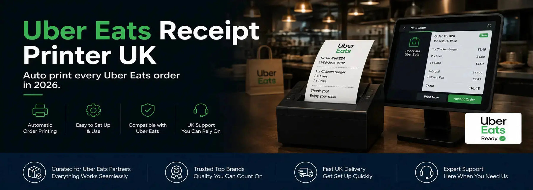 UberEats Receipt Printer UK — Auto-Print Every Order in 2026 Commandear.com
