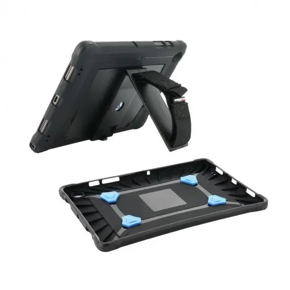Mobilis Protech - Case for iPad 10.9'' (10th gen) with Kickstand + 360° Rotating Handstrap - Commandear.com