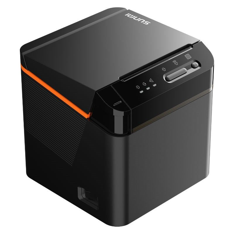 SUNMI Cloud Printer with Auto Cutter – USB-C, Bluetooth, Ethernet & Wi-Fi (Black)