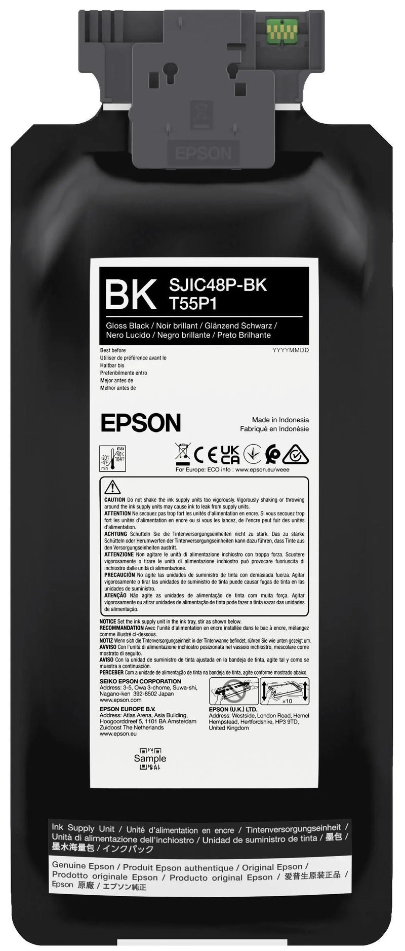 Epson SJIC48P Ink Cartridge for ColorWorks C8000e Colour Label Printer - Commandear.com