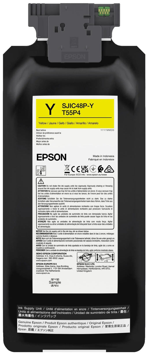 Epson SJIC48P Ink Cartridge for ColorWorks C8000e Colour Label Printer - Commandear.com