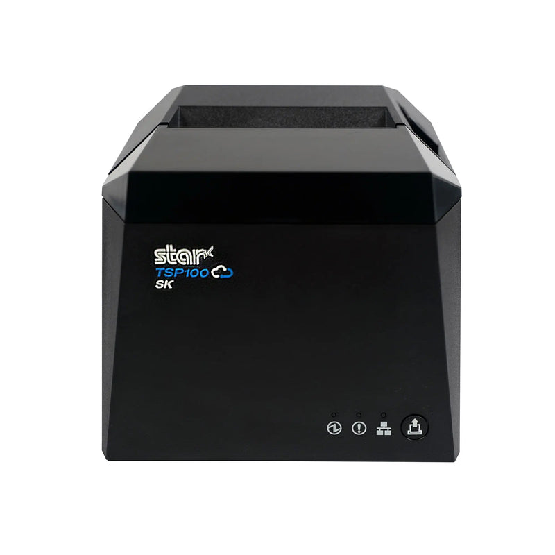 Star Micronics TSP143IV UEWB (USB, Ethernet, WiFi, Bluetooth) SK Direct Thermal Linerless Label Printer - Commandear.com