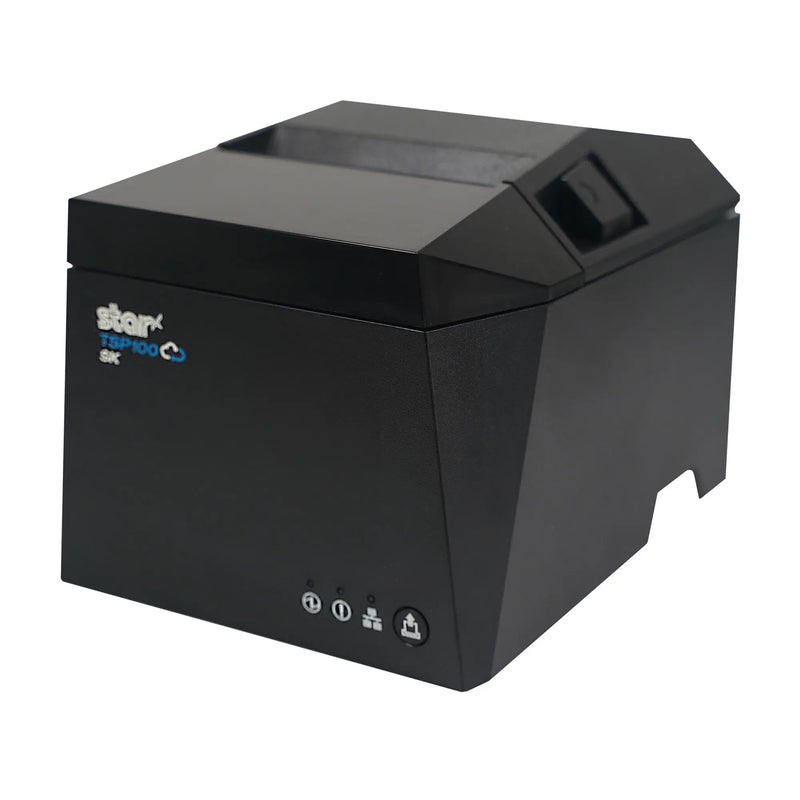 Star Micronics TSP143IV UEWB (USB, Ethernet, WiFi, Bluetooth) SK Direct Thermal Linerless Label Printer - Commandear.com